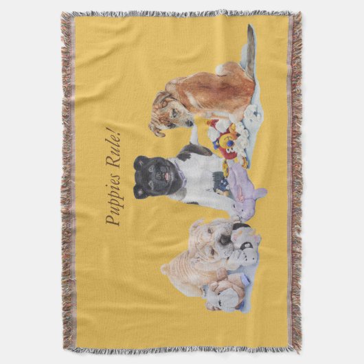 Akita des niedlichen Welpen mischte shar pei Teddy Decke (Vorderseite Vertikal)