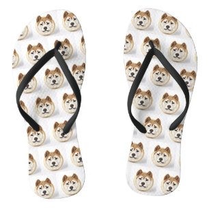 Akita Dog 3D Inspiriert Badesandalen