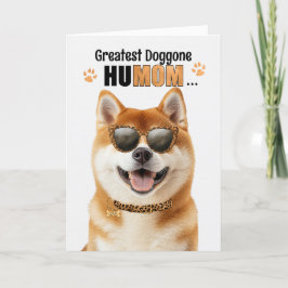 Akita Dog Bester HuMOM Muttertag Feiertagskarte