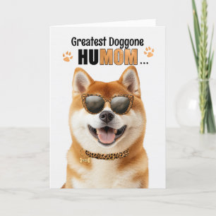 Akita Dog Bester HuMOM Muttertag Feiertagskarte
