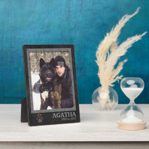 Akita Dog Breed Memorial Photo Plaque Fotoplatte