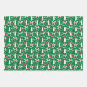 Akita Dog Christmas Geschenkpapier Set (Vorderseite)