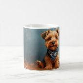 Akita Dog Niedlich Cartoon Kaffeetasse (Mittel)
