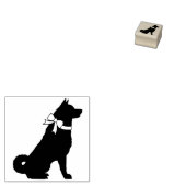 Akita Dog Puppy Gummistempel (Stempel)