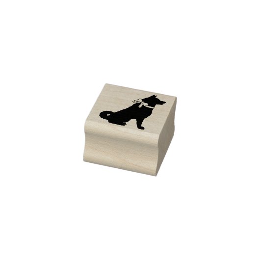 Akita Dog Puppy Gummistempel (Stempel)