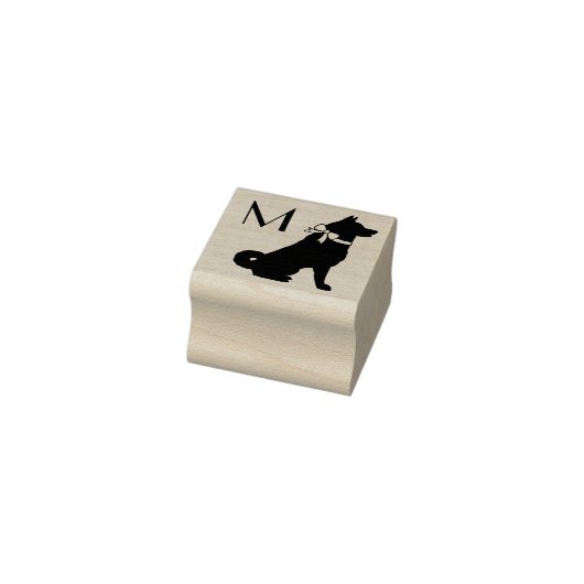 Akita Dog Puppy Gummistempel (Stempel)
