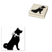 Akita Dog Puppy Gummistempel (Stempel)