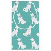 Akita Dog Puppy Kleine Geschenktüte (Rückseite)