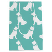 Akita Dog Puppy Mittlere Geschenktüte (Rückseite)