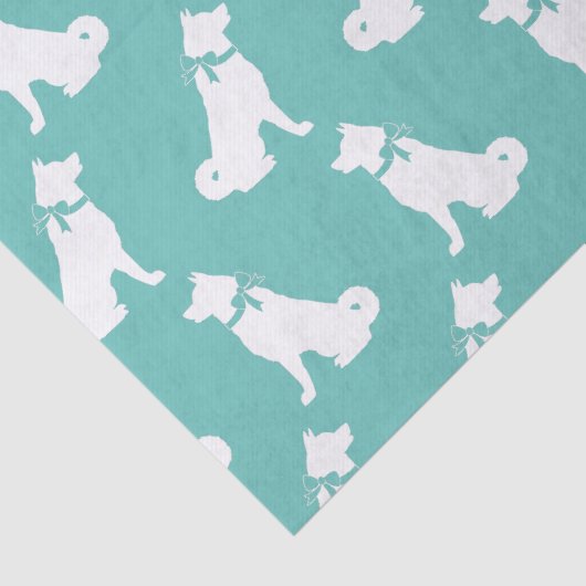 Akita Dog Puppy Seidenpapier (Detail)