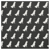 Akita Dog Silhouette Pet Stoff (Muster)
