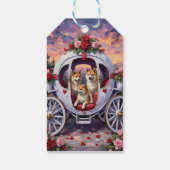 Akita Dog Valentine's Day Geschenkanhänger (Rückseite)