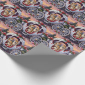 Akita Dog Valentine's Day Geschenkpapier (Ecke)