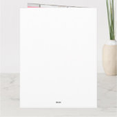 Akita Dog Valentine's Day Kissing Booth Karte (Rückseite)