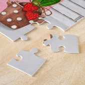 Akita Dog Valentine's Day Kissing Booth Puzzle (Seite)