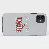 Akita Dog Vater Case-Mate iPhone Hülle (Rückseite (Horizontal))