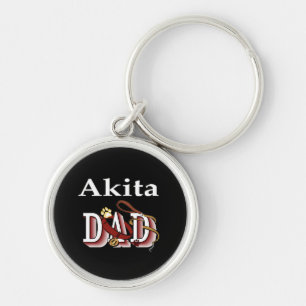 Akita Dog Vater Schlüsselanhänger