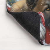 Akita Dog Weihnachtsfest Mousepad (Ecke)