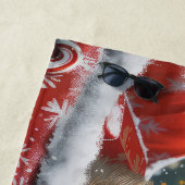 Akita Dog Weihnachtsfest Strandtuch (Beispiel)