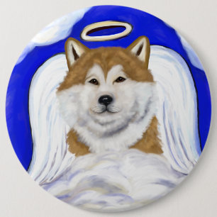 Akita Engel Button