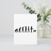 Akita Evolution Postkarte (Stehend Vorderseite)