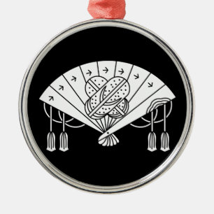 Akita-Fächer Ornament Aus Metall