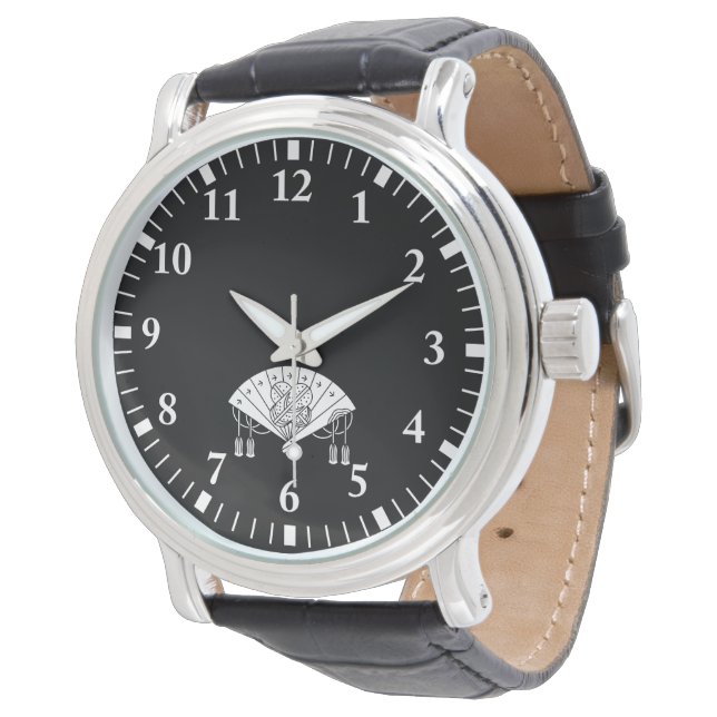 Akita fan armbanduhr (Schrägansicht)