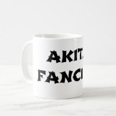 Akita Fancier Kaffeetasse (Vorderseite Links)
