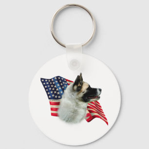 Akita Flag Schlüsselanhänger