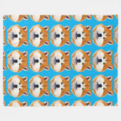 AKITA FLEECEDECKE (Vorderseite (Horizontal))
