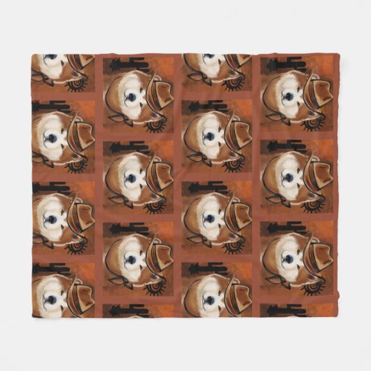 AKITA FLEECEDECKE (Vorderseite (Horizontal))