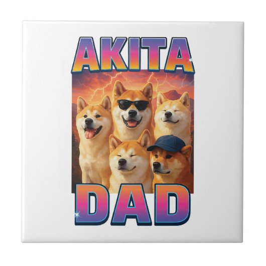 Akita Fliese (Vorderseite)