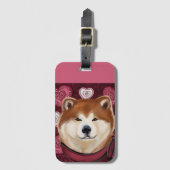 AKITA GEPÄCKANHÄNGER (Vorderseite Vertikal)