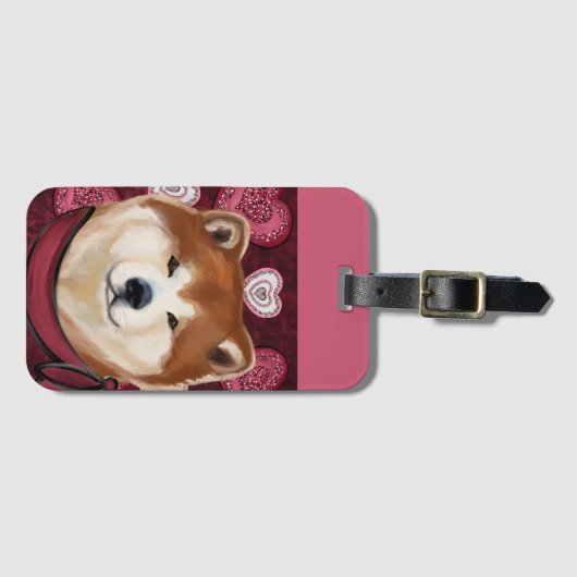 AKITA GEPÄCKANHÄNGER (Vorderseite (Horizontal))