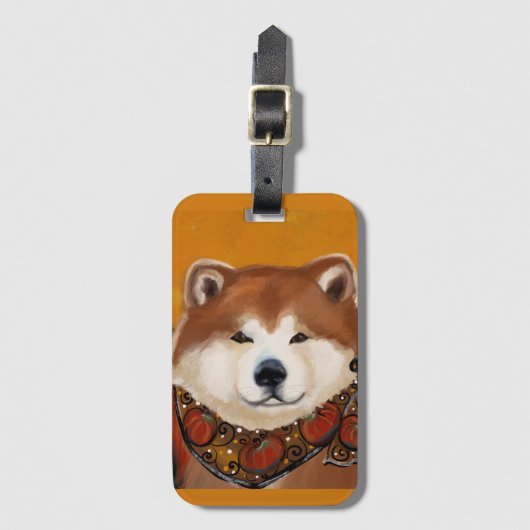 AKITA GEPÄCKANHÄNGER (Vorderseite Vertikal)