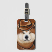 AKITA GEPÄCKANHÄNGER (Vorderseite Vertikal)