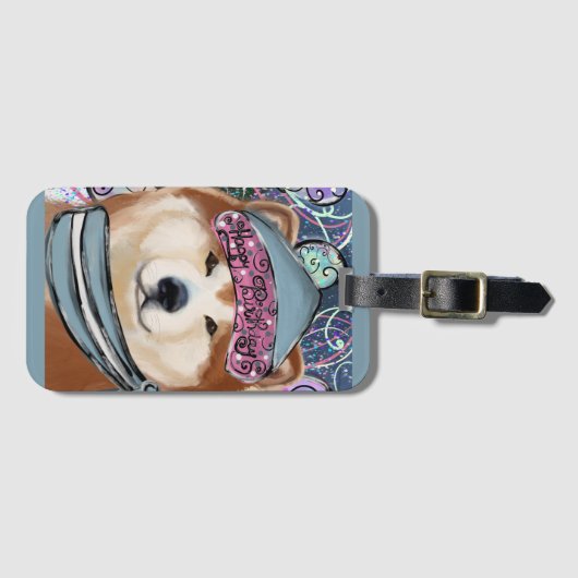 AKITA GEPÄCKANHÄNGER (Vorderseite (Horizontal))