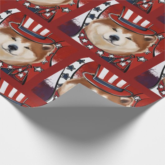 AKITA GESCHENKPAPIER (Ecke)