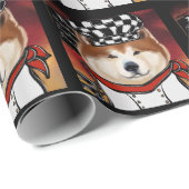 AKITA GESCHENKPAPIER (Rolleneckpunkt)