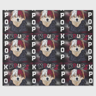 Akita Geschenkpapier