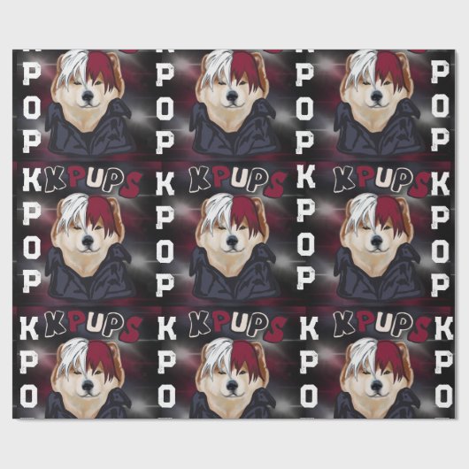 AKITA GESCHENKPAPIER (Flach)