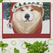 AKITA GESCHIRRTUCH (Gefaltet)