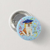 Akita Graduate Button (Vorne & Hinten)