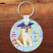 Akita Graduate Schlüsselanhänger (Vorderseite)