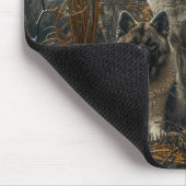 Akita Halloween Night Doggy Delight Mousepad (Ecke)