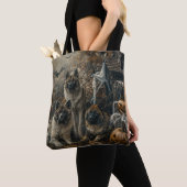 Akita Halloween Night Doggy Delight Tasche (Von Nahem)