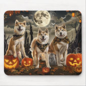 Akita Halloween Spooky Mousepad (Vorne)
