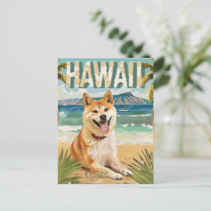 Akita Hawaii Urlaub Reisen Postkarte