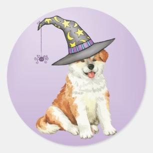Akita Hexch Runder Aufkleber
