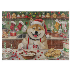 Akita Holiday Backen: Festliches Weihnachten Schneidebrett